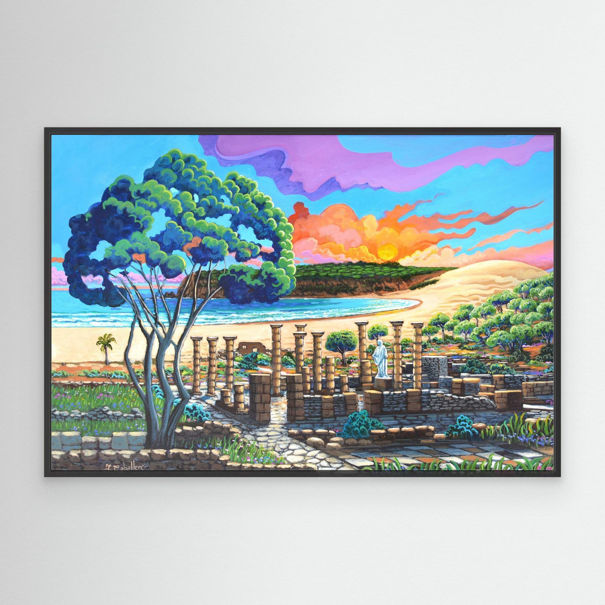 N146 - Baelo Claudia - Framed Canvas Art Print