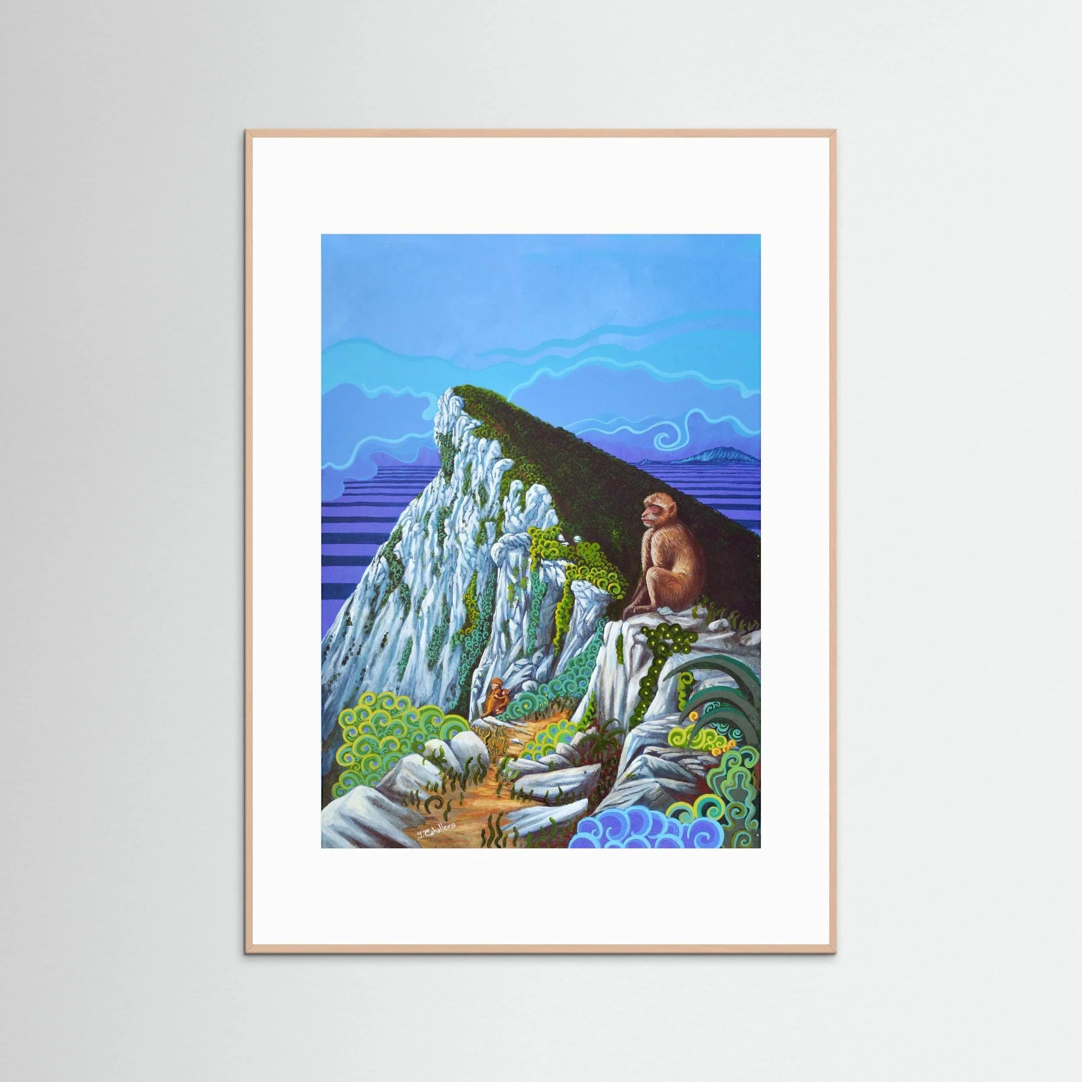 N19 - Top of the Rock - Framed Fine Art Paper Print