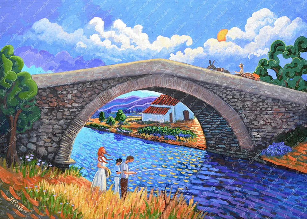 N138 - Pont Romain - Toile