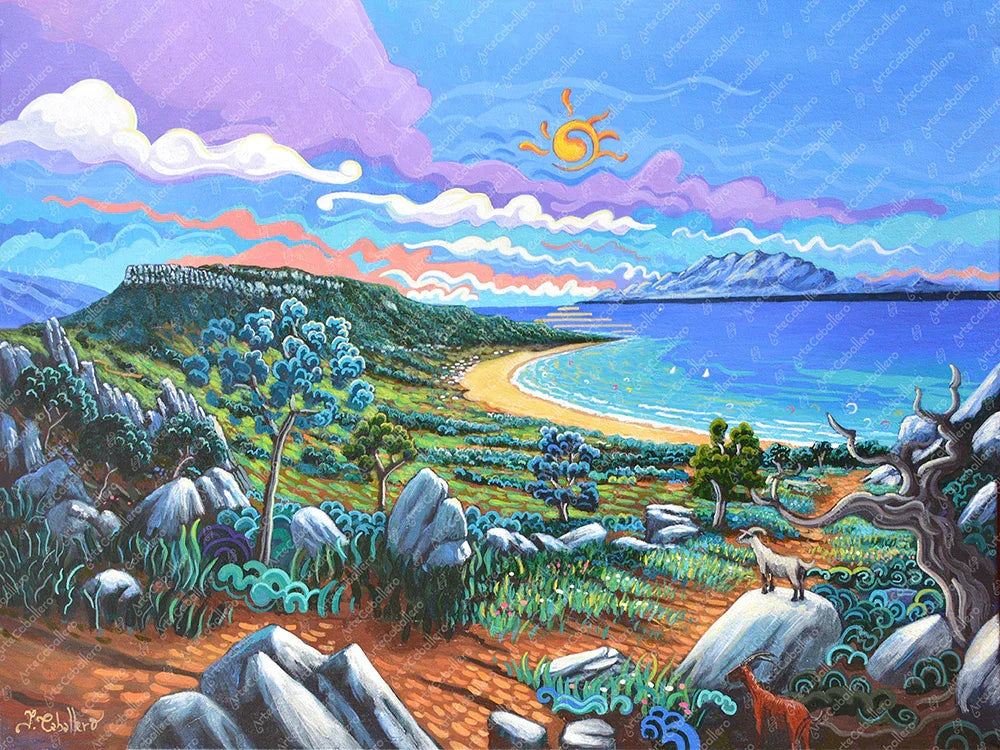 N147 - Sierra de la Plata, Bolonia - Leinwand