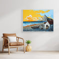 Bild in Galerie-Betrachter laden, N210 - Como el agua - Framed Canvas Print
