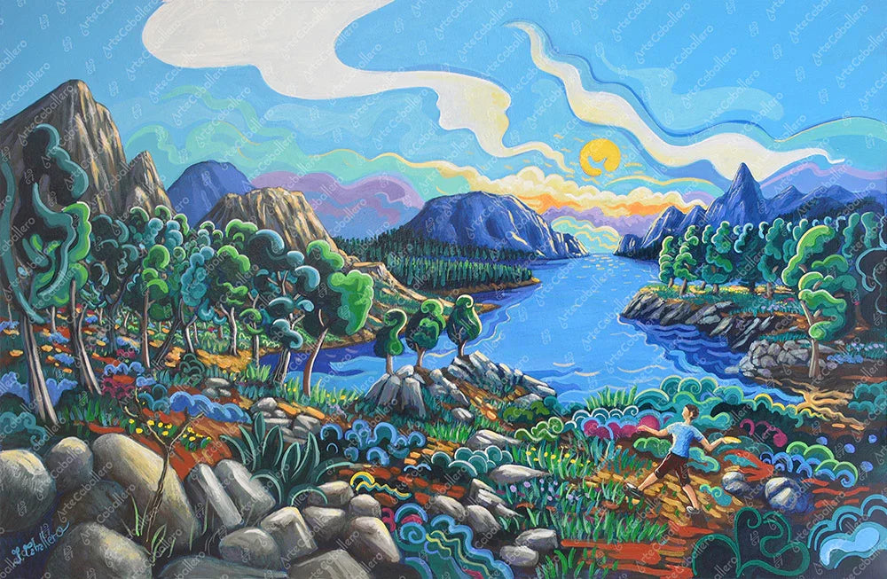 N202 - Rêve Norvégien - Toile