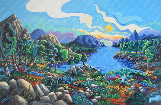 N202 - Norwegische Traumlandschaft - Leinwand