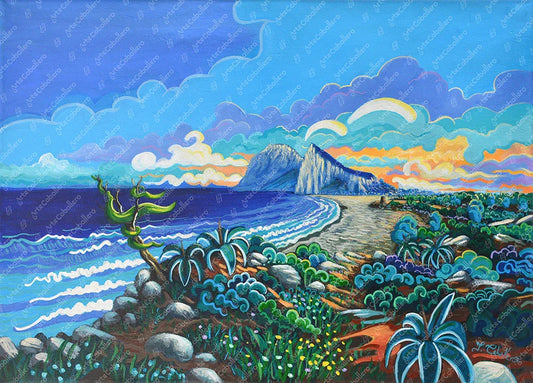 N203 - Sur le chemin vers Alcaidesa - Toile