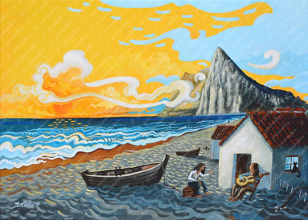 N210 - Comme l'eau - Toile