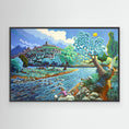 Bild in Galerie-Betrachter laden, N1 -By the river, Jimena - Framed Canvas Art Print