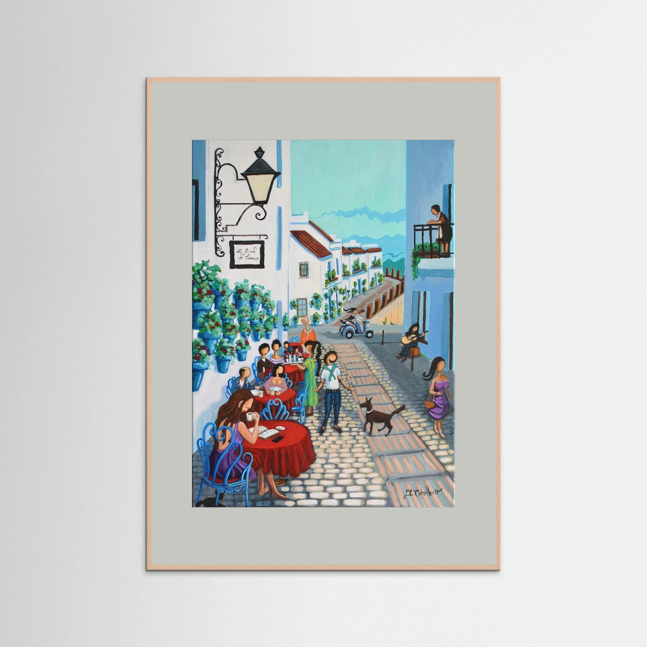 N215 - Mijas Costa del Sol - Framed Fine Art Paper Print
