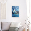 Charger l'image dans la visionneuse de la galerie, N12 B - Sailing with the storm - Portrait Canvas
