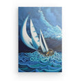 Charger l'image dans la visionneuse de la galerie, N12 B - Sailing with the storm - Portrait Canvas