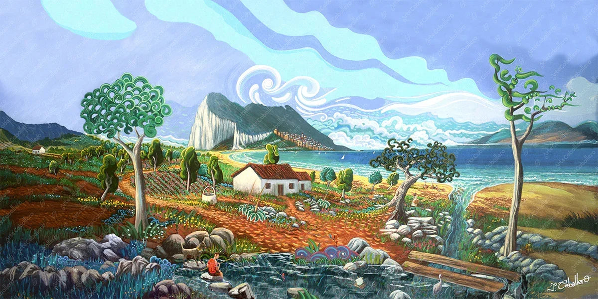 N49 - Printemps en Al Andalus - Étendu - Toile