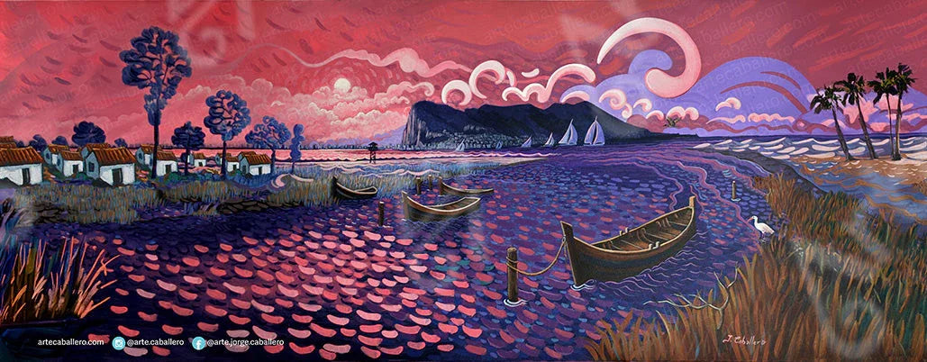 N60 Étendu - Rio Palmones - Toile