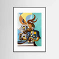 Загрузить изображение в просмотрщик галереи, N220 - The Bird and the Violinist - Framed Fine Art Paper Print