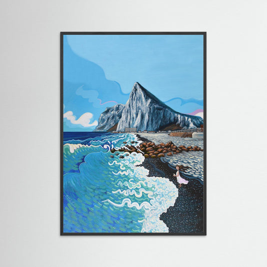 N206 - Playa el Sardinero - Fine Art Paper Print