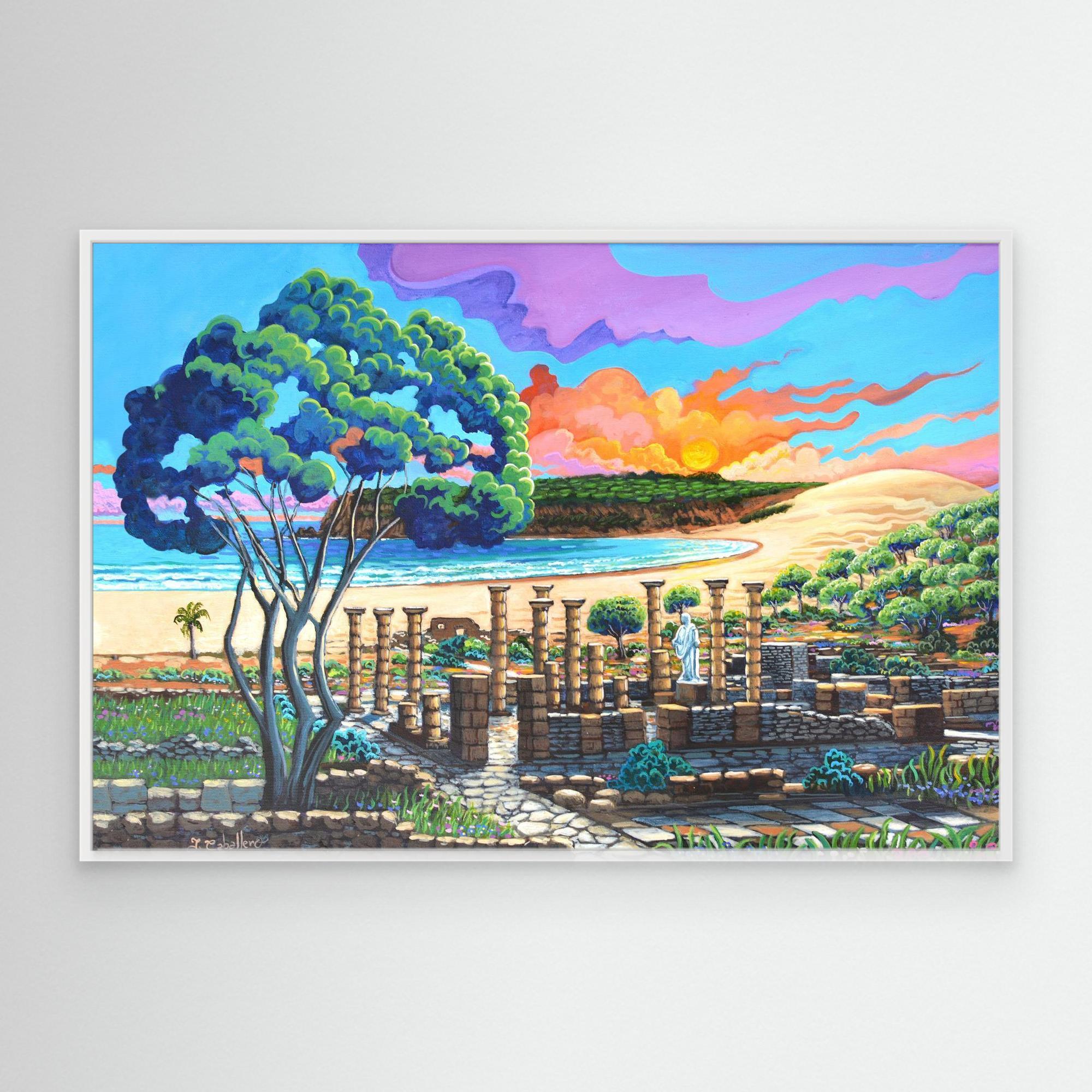 N146 - Baelo Claudia - Framed Canvas Art Print