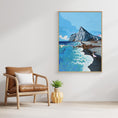 Bild in Galerie-Betrachter laden, N206 - Playa el Sardinero - Framed Canvas Art Print