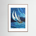 Charger l'image dans la visionneuse de la galerie, N12- Saling with the storm - Fine Art Paper Print
