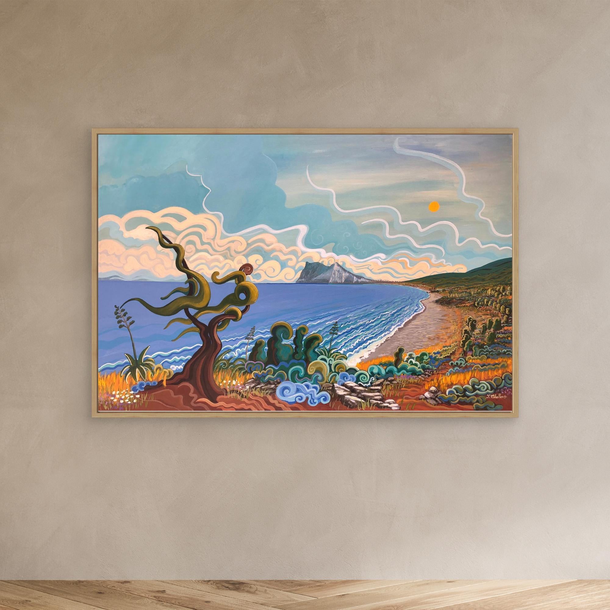 N25 - Poniente - Framed Canvas Art Print