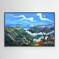 Load image into Gallery viewer, N201 - Sierra Crestelina - Framed Canvas Art Print