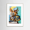 Загрузить изображение в просмотрщик галереи, N220 - The Bird and the Violinist - Framed Fine Art Paper Print