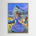 Load image into Gallery viewer, N150 - Noche de Feria - Framed Canvas Art Print