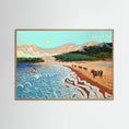 Cargar la imagen en la vista de la galería, N17 - The Cows of Bolonia - Framed Fine Art Paper Print