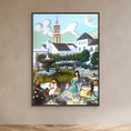 Bild in Galerie-Betrachter laden, Estepona - Plaza de las Flores - Yellow Flowers - Framed Canvas