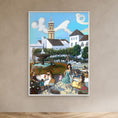 Bild in Galerie-Betrachter laden, Estepona - Plaza de las Flores - Red Flowers - Framed Canvas - Copy