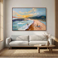 Bild in Galerie-Betrachter laden, Sunset at Valdevaqueros - N239 - Framed Canvas