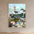 Bild in Galerie-Betrachter laden, Estepona - Plaza de las Flores - Yellow Flowers - Framed Canvas
