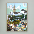 Bild in Galerie-Betrachter laden, Estepona - Plaza de las Flores - Yellow Flowers - Framed Canvas