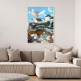 Bild in Galerie-Betrachter laden, Estepona - Plaza de las Flores - Red Flowers - Framed Canvas - Copy