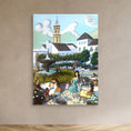Bild in Galerie-Betrachter laden, Estepona - Plaza de las Flores - Yellow Flowers - Framed Canvas
