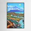 Cargar la imagen en la vista de la galería, Rio de la Miel - Algeciras - Vertical - Framed canvas