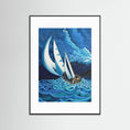 Bild in Galerie-Betrachter laden, N12- Saling with the storm - Fine Art Paper Print