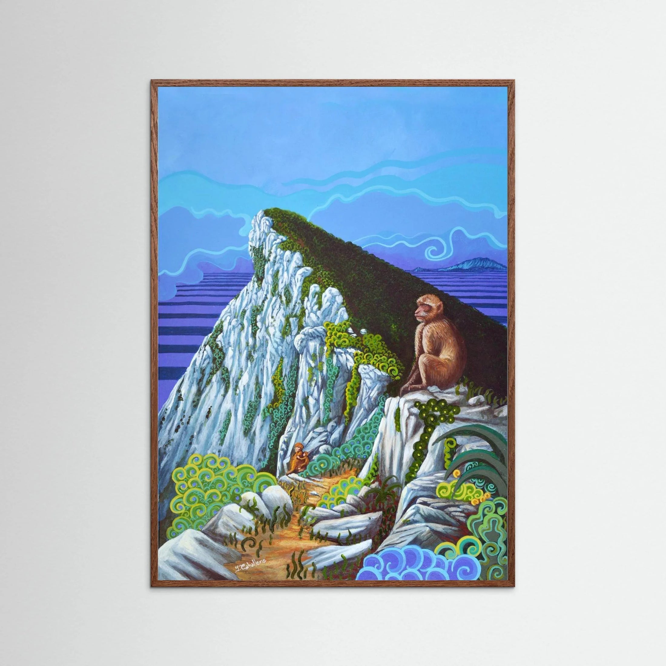 N19 - Top of the Rock - Framed Fine Art Paper Print