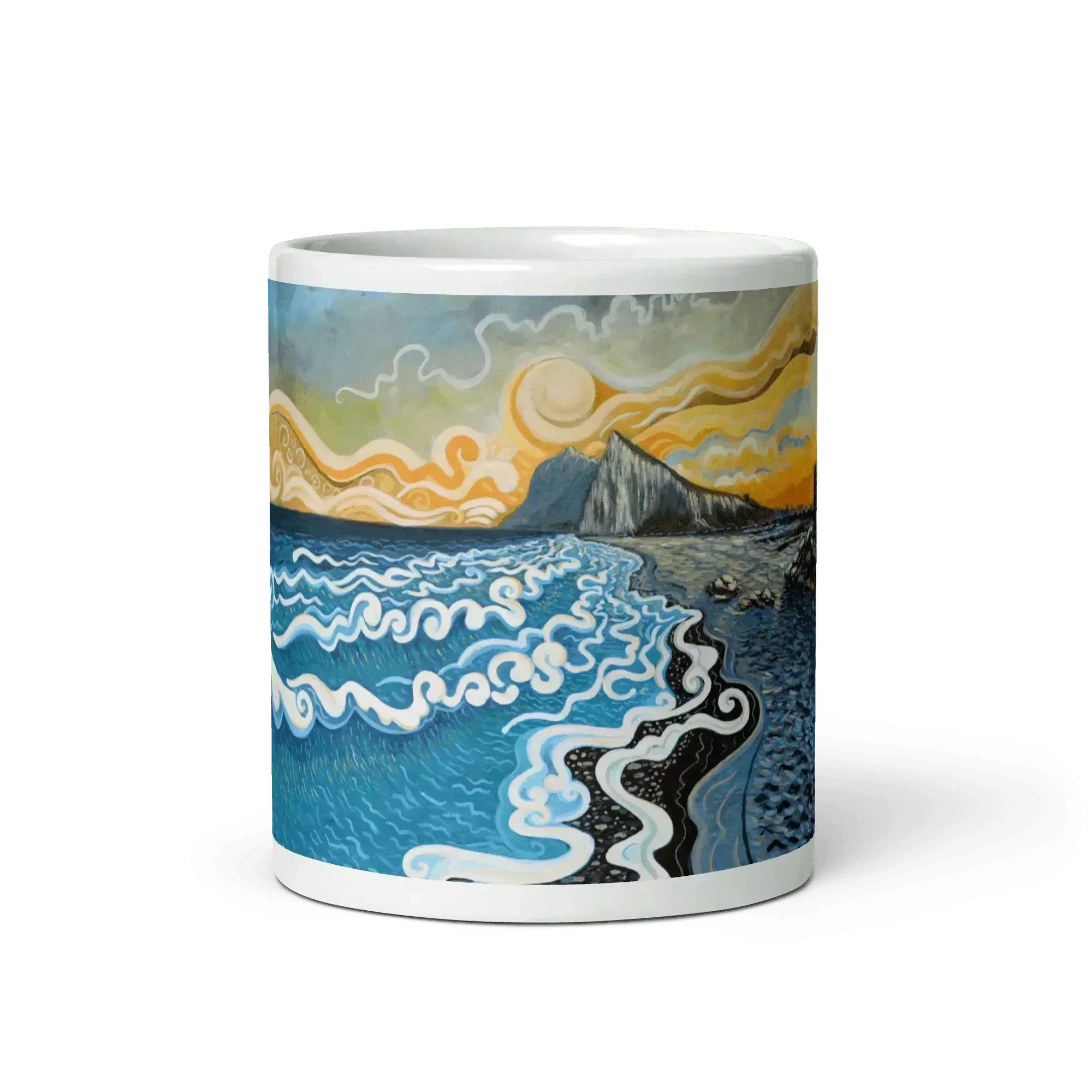 N103 - Levante Sunset - Mug Panorama - Arte Caballero
