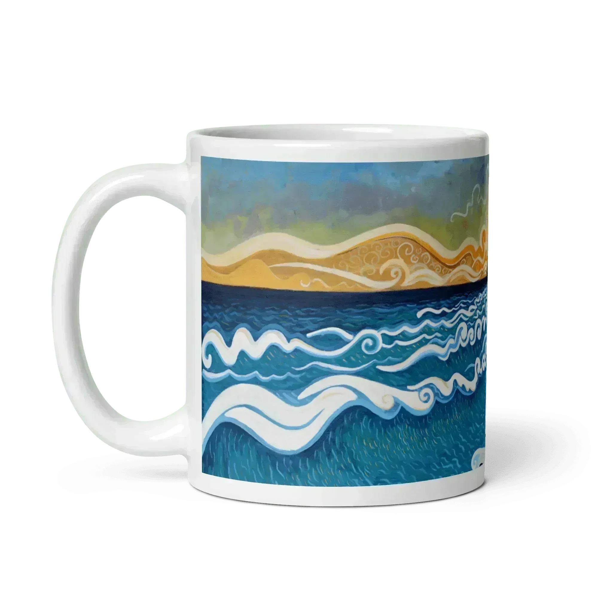 N103 - Levante Sunset - Mug Panorama - Arte Caballero