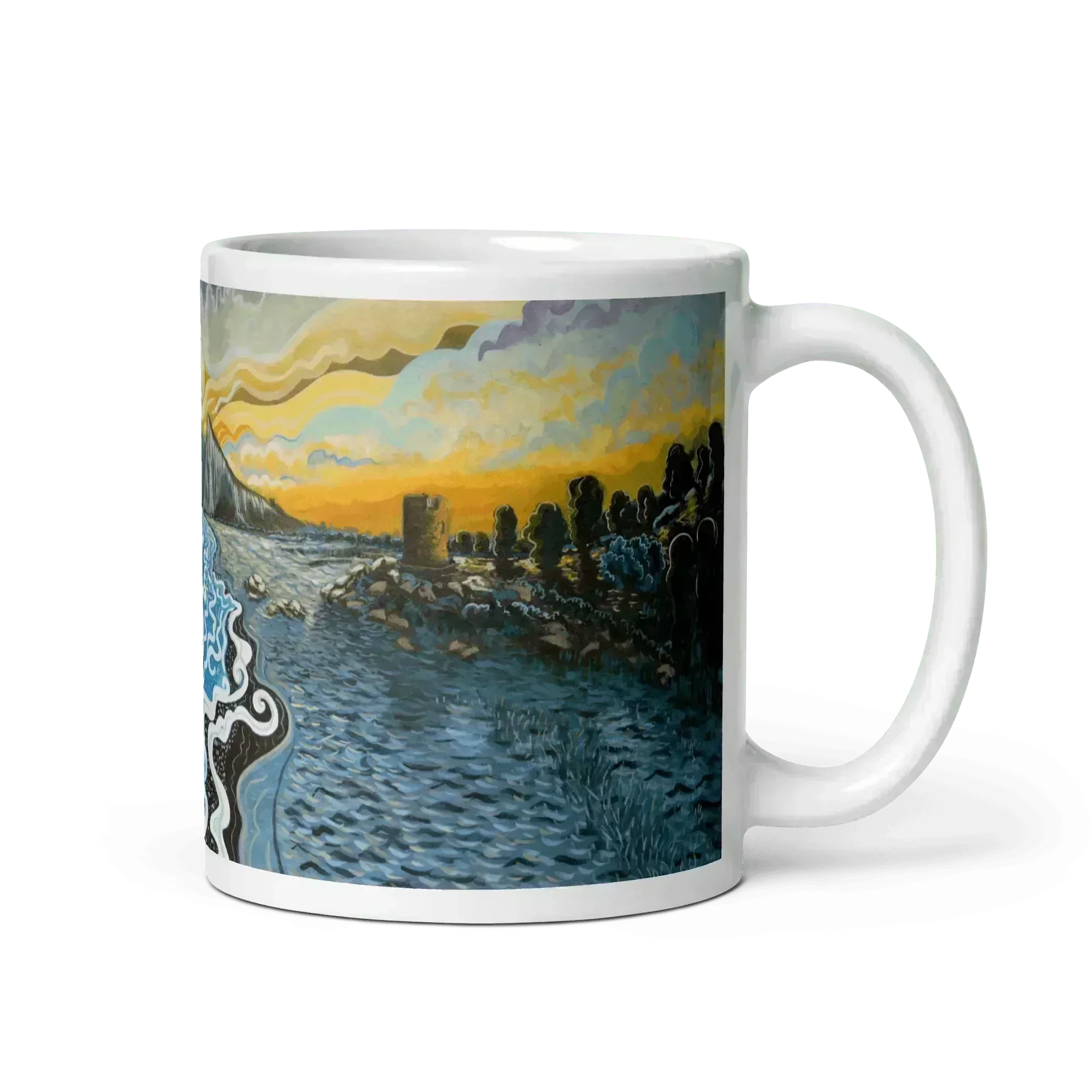 N103 - Levante Sunset - Mug Panorama - Arte Caballero