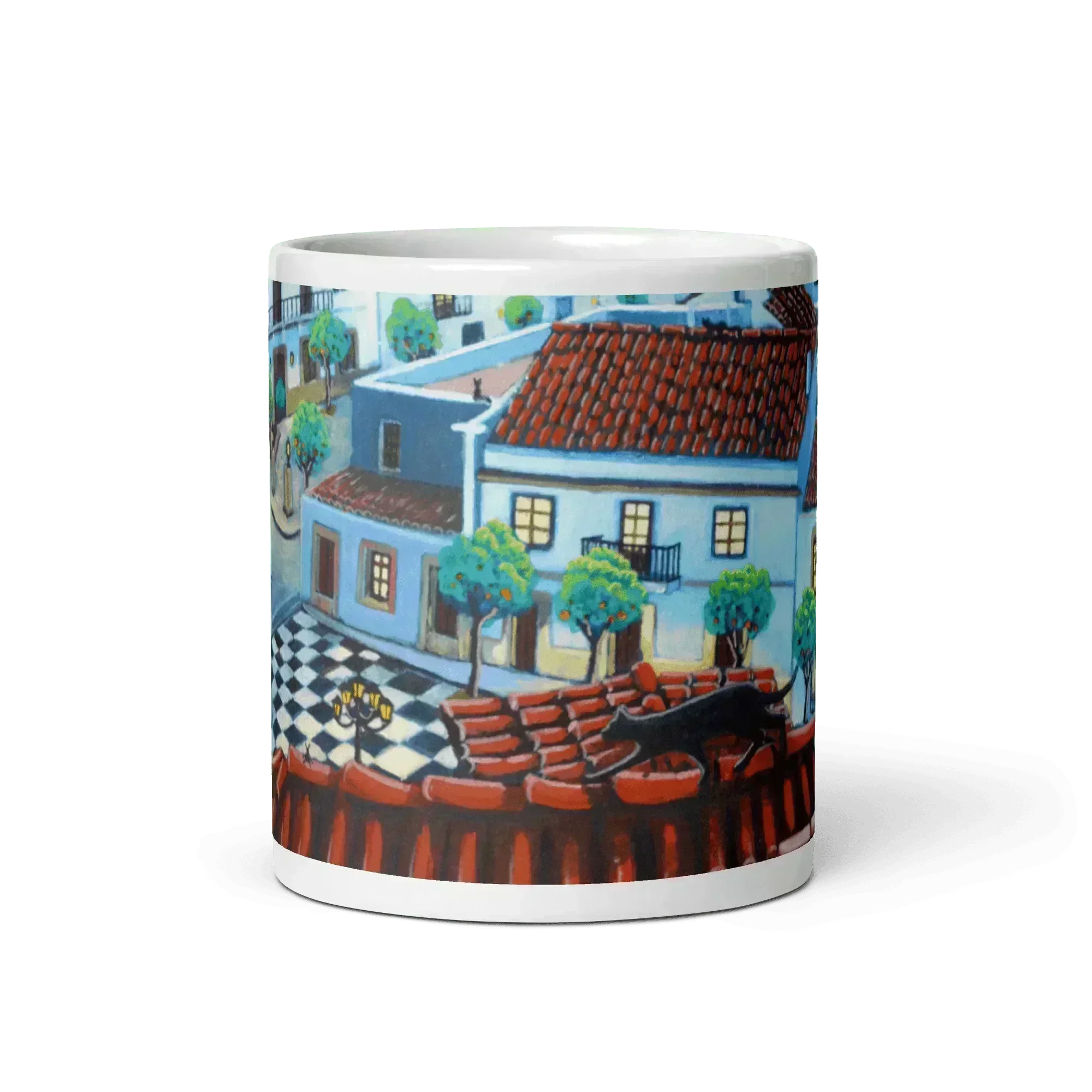 N11 Portrait - The cats of San Roque - Mug Panorama - Arte Caballero