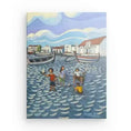 Load image into Gallery viewer, N125 - B - Kids at the Beach - Vertical Canvas