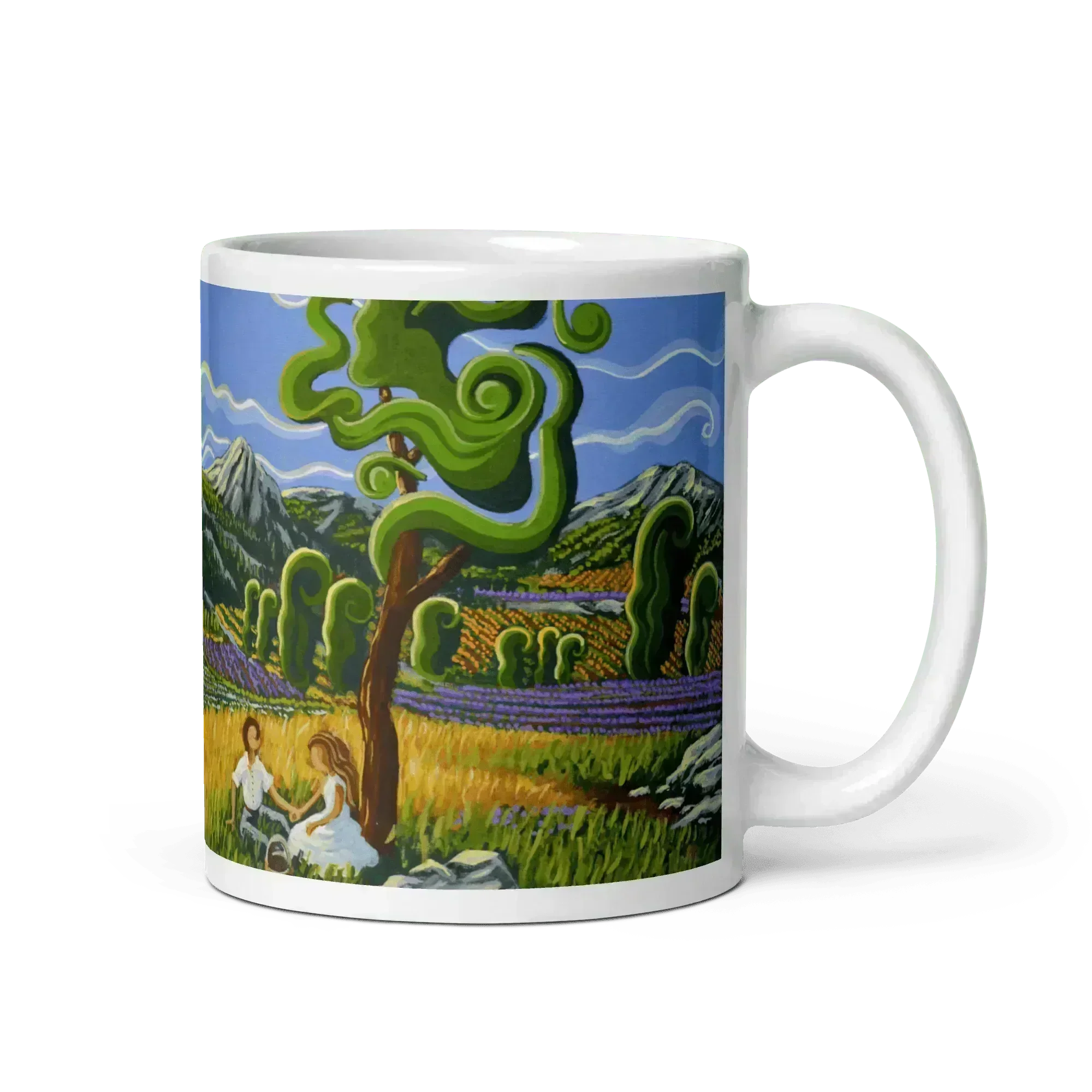 N126 - Picnic - Mug Panorama - Arte Caballero