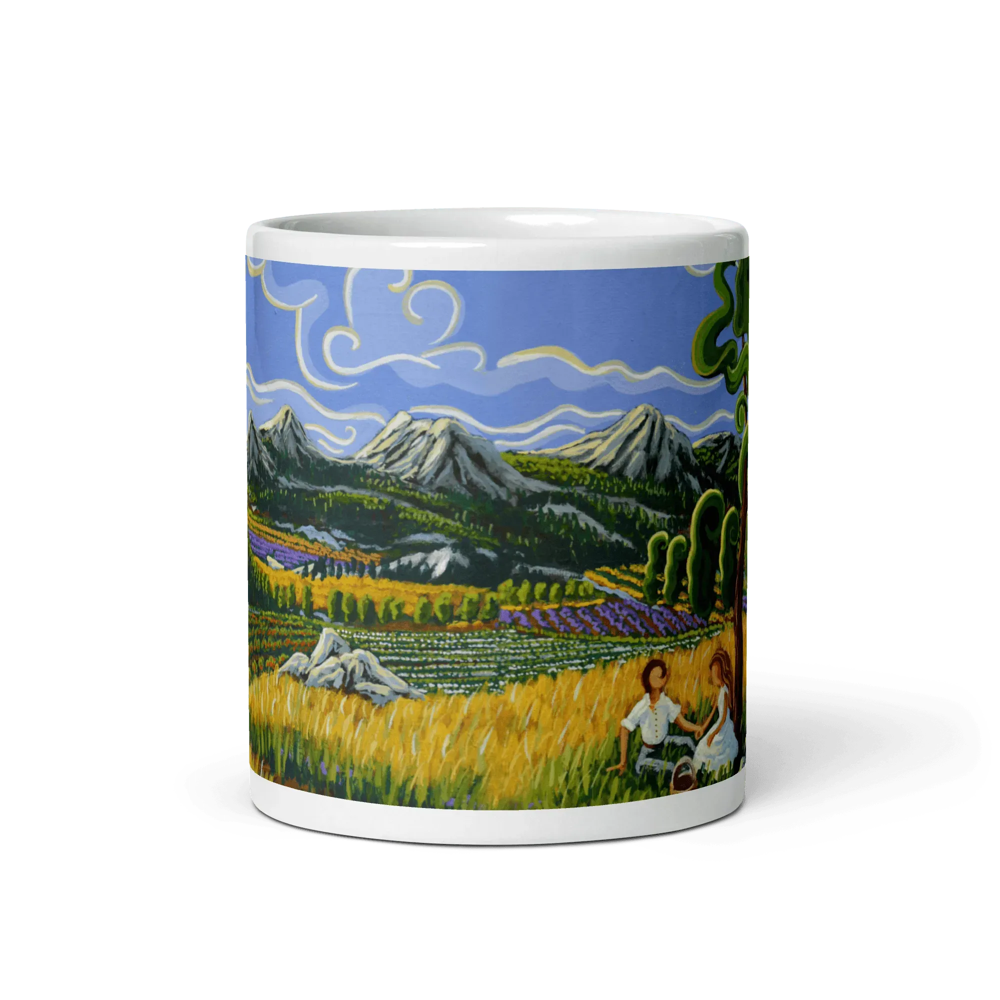 N126 - Picnic - Mug Panorama - Arte Caballero