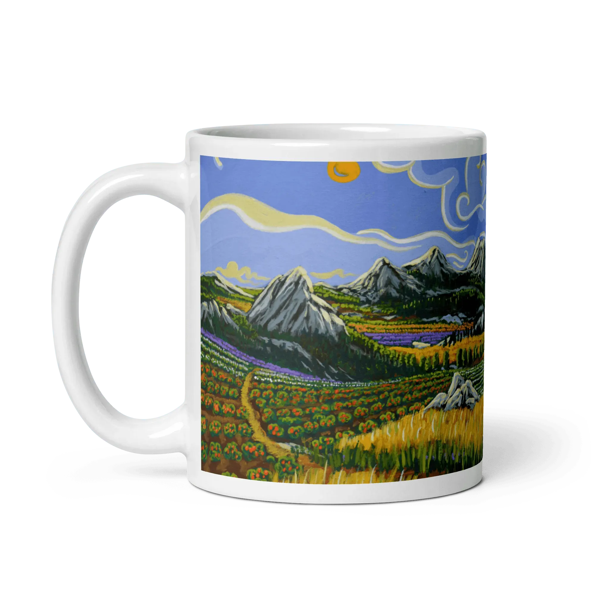 N126 - Picnic - Mug Panorama - Arte Caballero