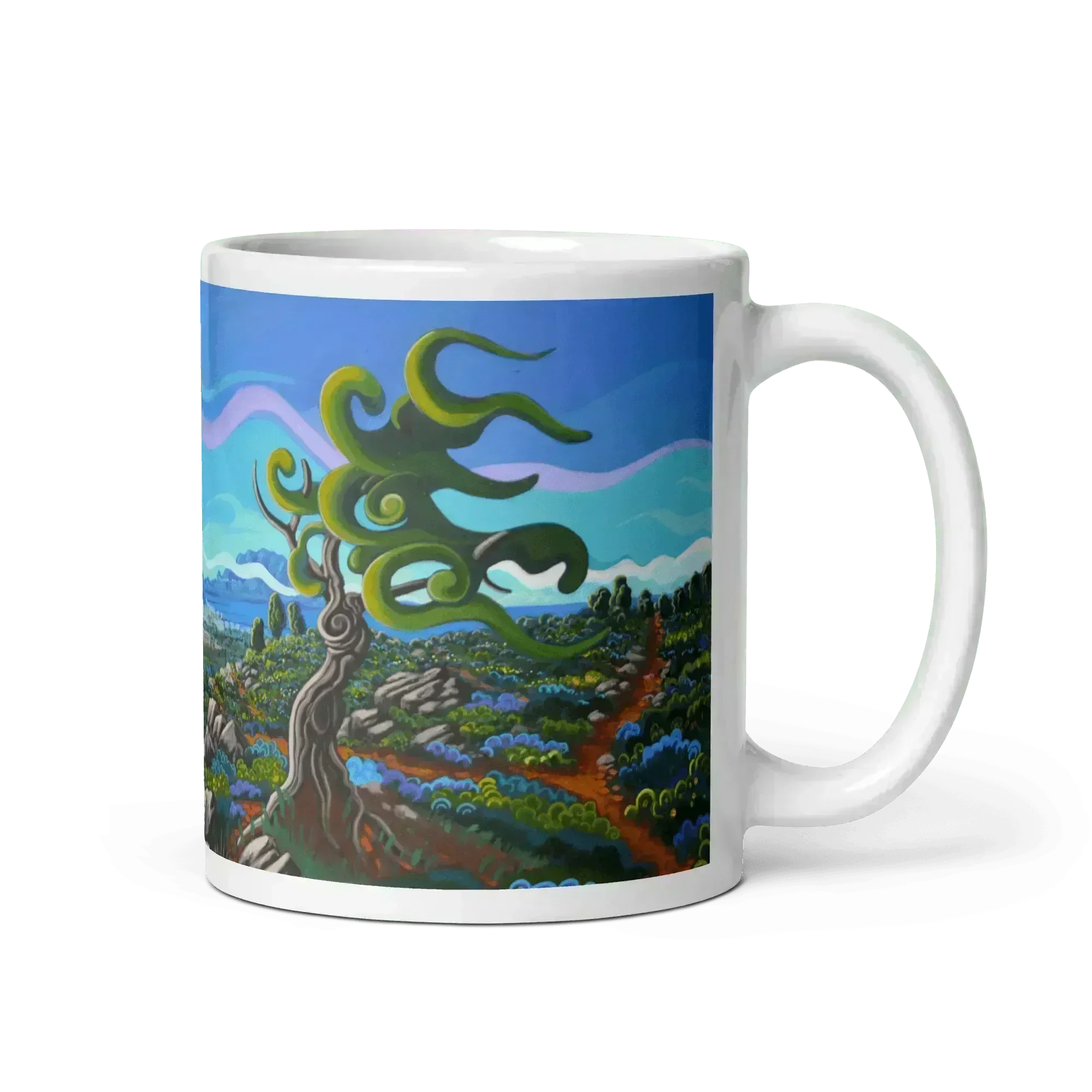 N127 - Los Portichuelos - Mug Panorama - Arte Caballero