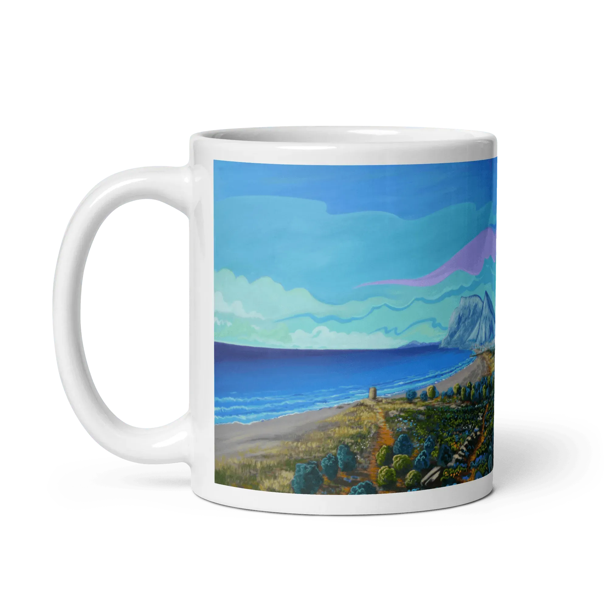 N127 - Los Portichuelos - Mug Panorama - Arte Caballero