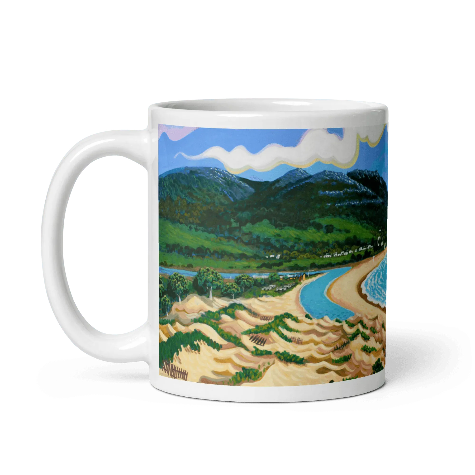 N134 - Punta Paloma, Tarifa - Mug Panorama - Arte Caballero