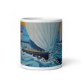 Charger l'image dans la visionneuse de la galerie, N136 - Sailing the Strait - Mug Panorama - Arte Caballero