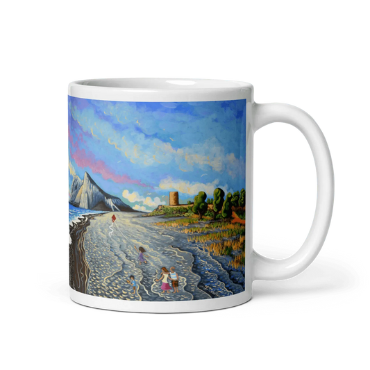 N142 - Sunrise walk - Mug Panorama - Arte Caballero