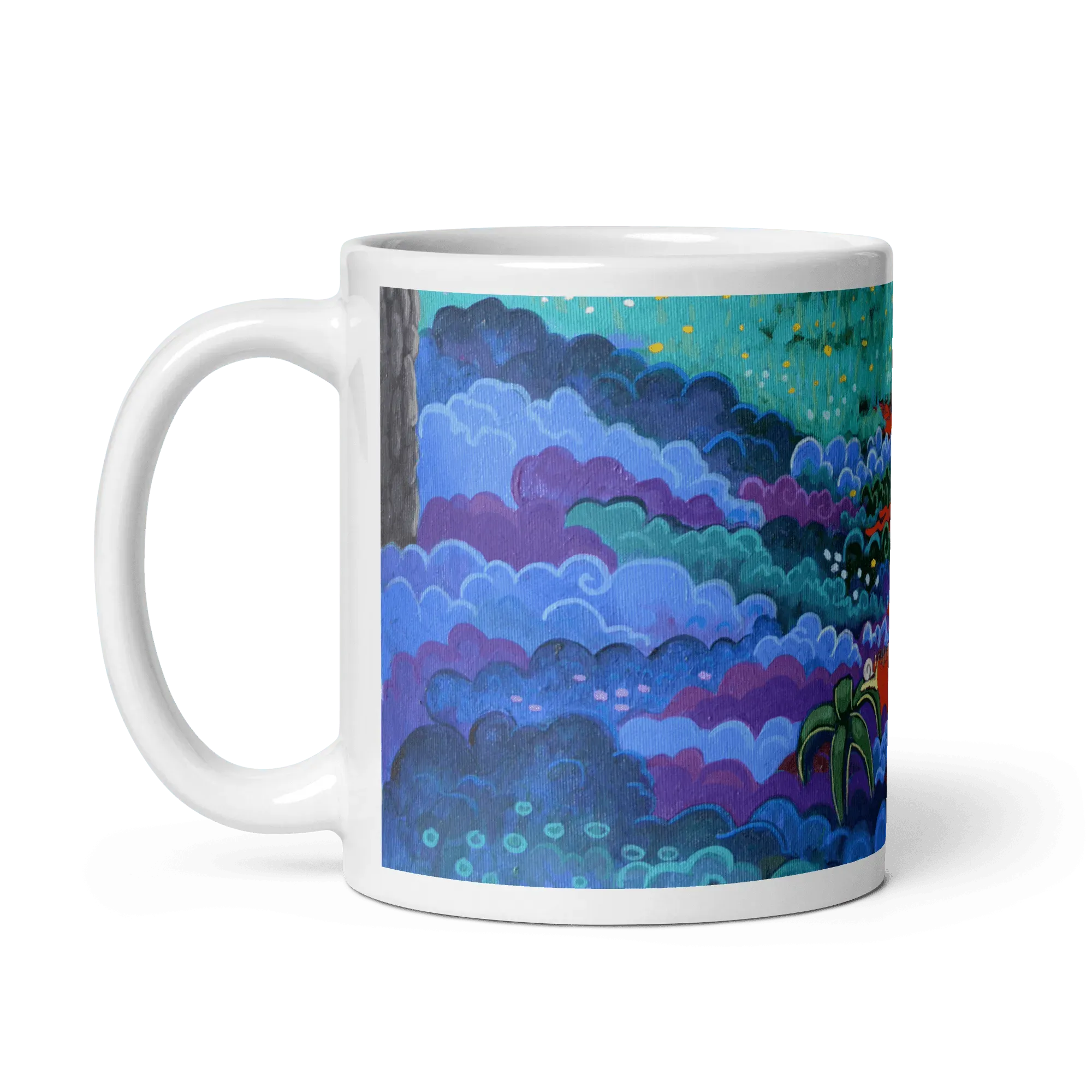 N144 B -The dog of San Roque - Mug Panorama - Arte Caballero