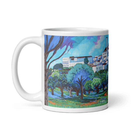 N144 - El perro de San Roque - Mug Panorama - Arte Caballero